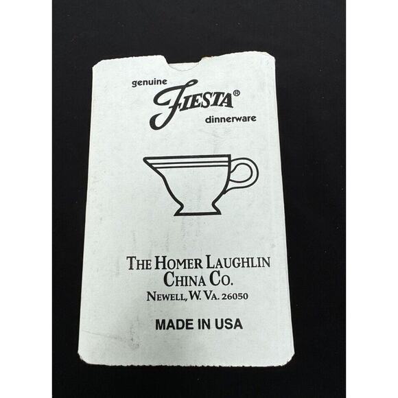 New Fiesta INDIVIDUAL CREAMER Retired color CHARTREUSE Mint In Box! - Picture 2 of 10